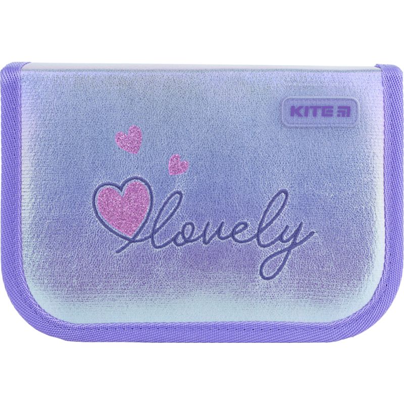 Пенал Kite 1 від., 1 відв., без наповнення K22-621-7 Lovely