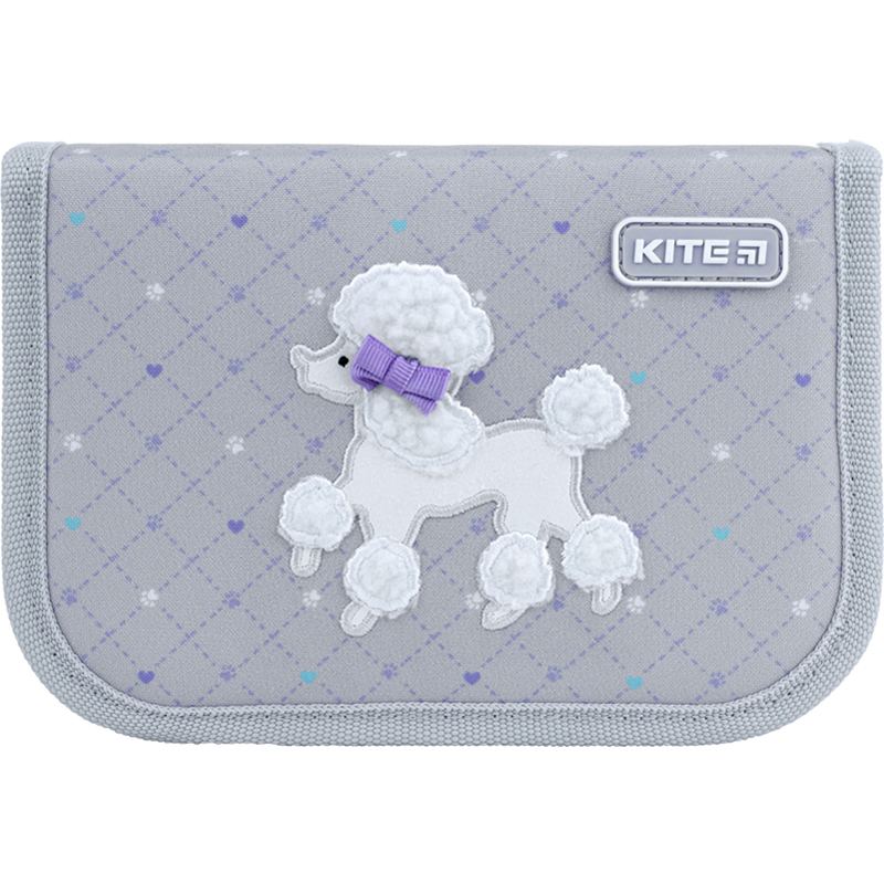 Пенал Kite 1 від., 1 відв., без наповнення K22-621-1 Cute Dog