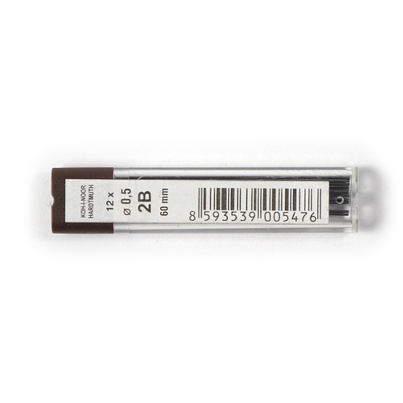 Стержні д/ол., 0.5 мм., 2B, Koh-i-noor