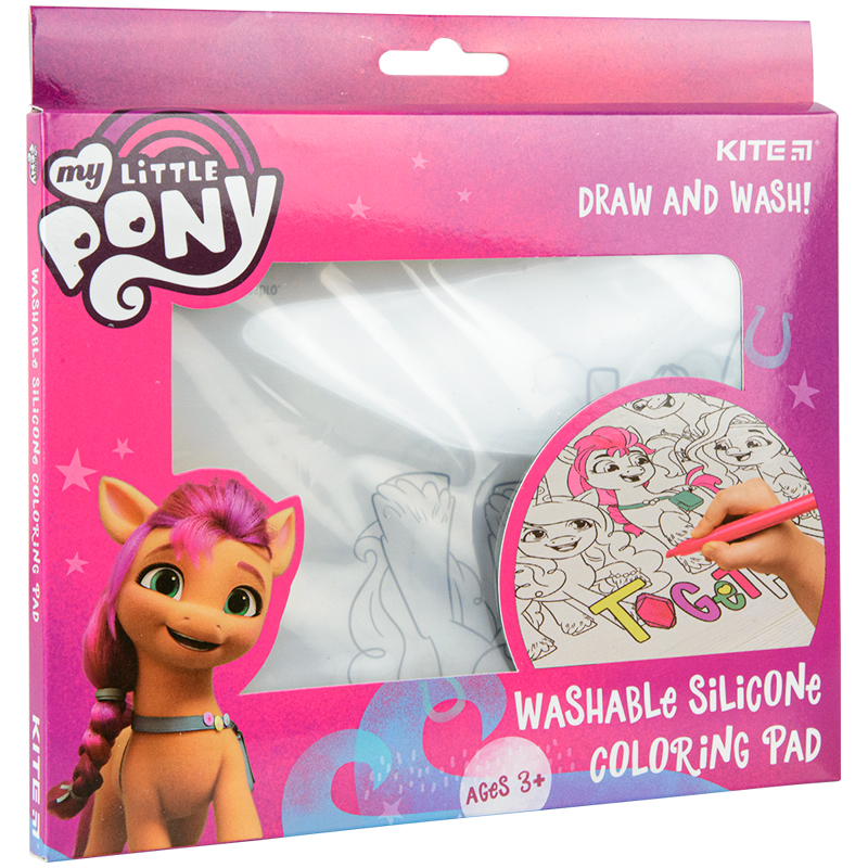 Підкладка розмальовка силіконова 30х40см, My Little Pony LP22-424 Kite