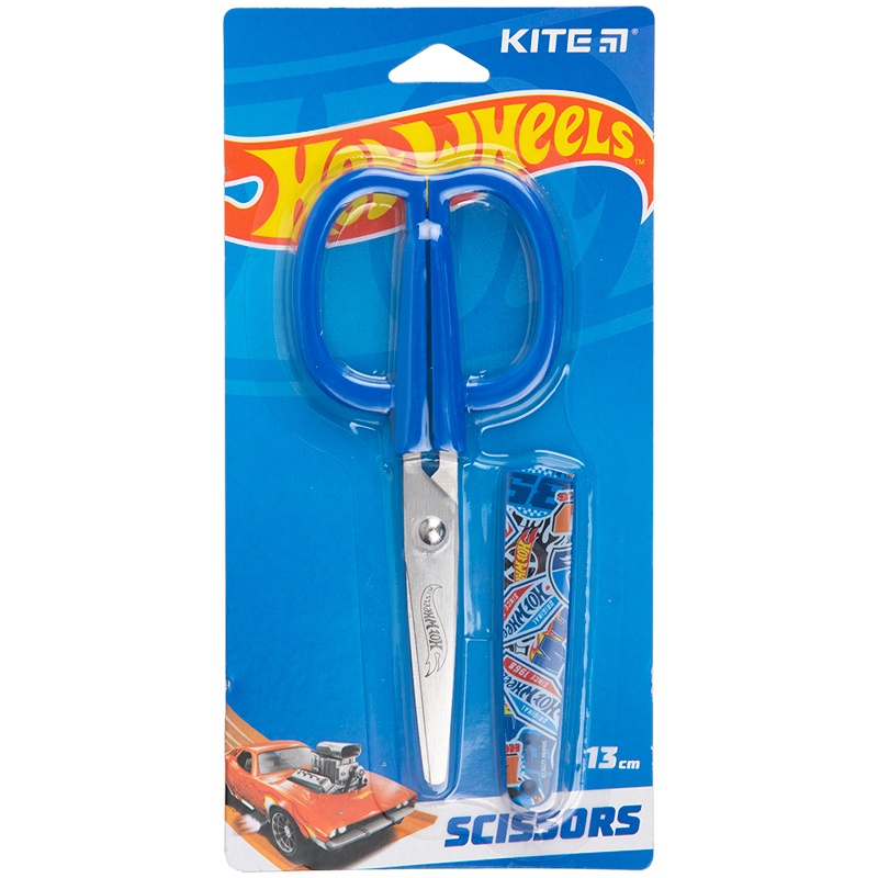 Ножиці дитячі в футлярі, 13см. Hot Wheels HW23-124 Kite