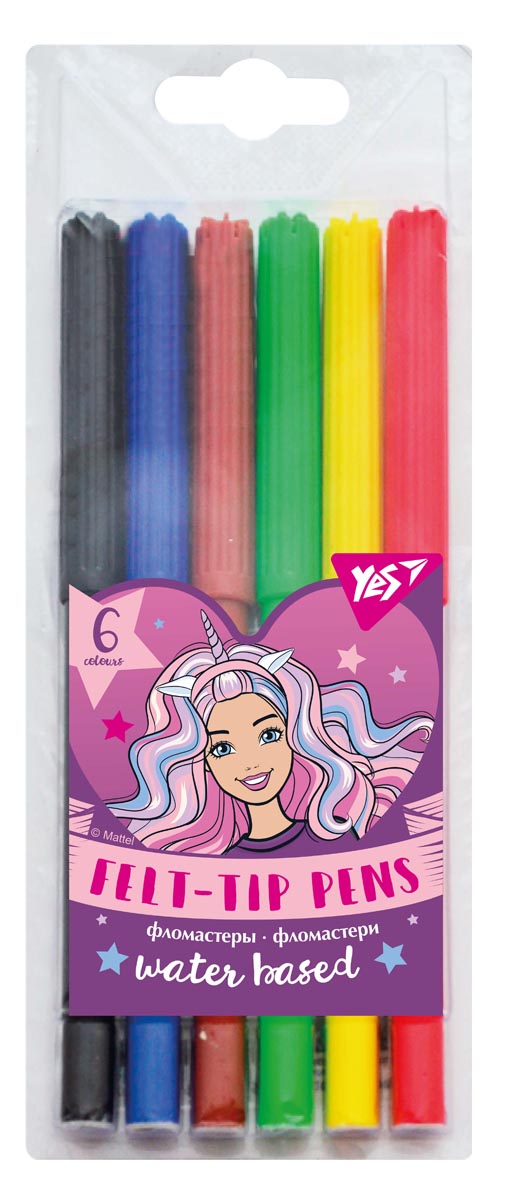 Фломастери 6 кол. 