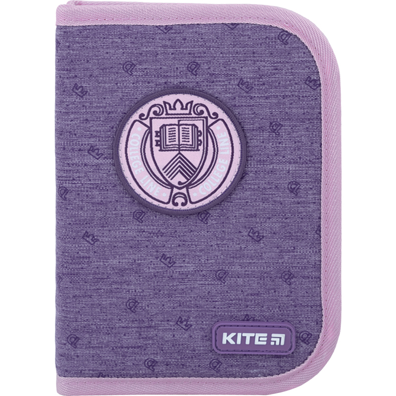 Пенал Kite 1 від., 2 відв., з наповненням K22-622H-1 College Line girl
