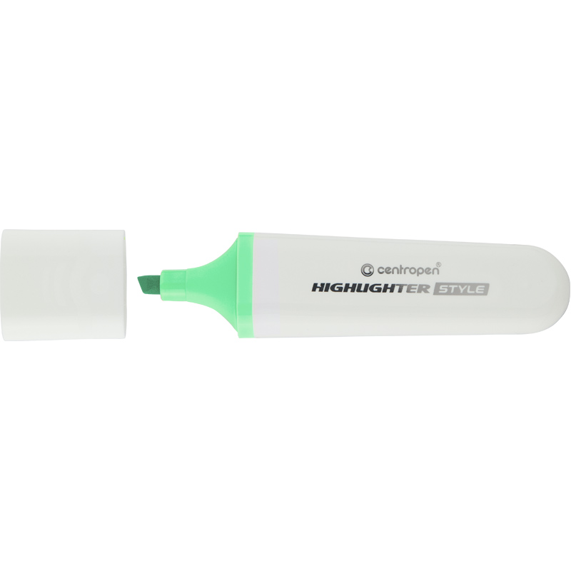 Маркер Highlighter Style 6252 1-4,6 мм клиноп. пастел. зелений, Centropen