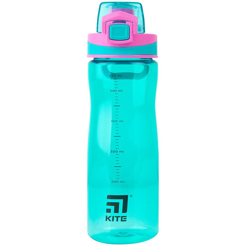 Пляшечка для води, 650 мл, бірюзова K23-395-2 Kite