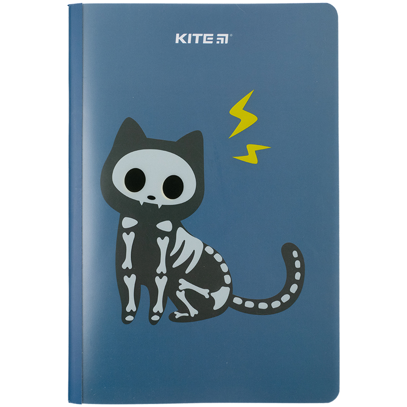 Блокнот пласт. обкл. двійна, А5+, 40 арк, кліт., Invisible mood K23-460-3 Kite