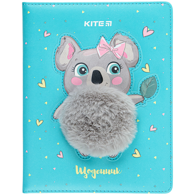 Щоденник шкільний, тверда обкл. PU, Pretty koala K22-264-8 Kite
