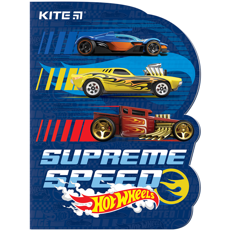 Блокнот вирубка, клей, 60арк., А6 Hot Wheels HW23-223 Kite
