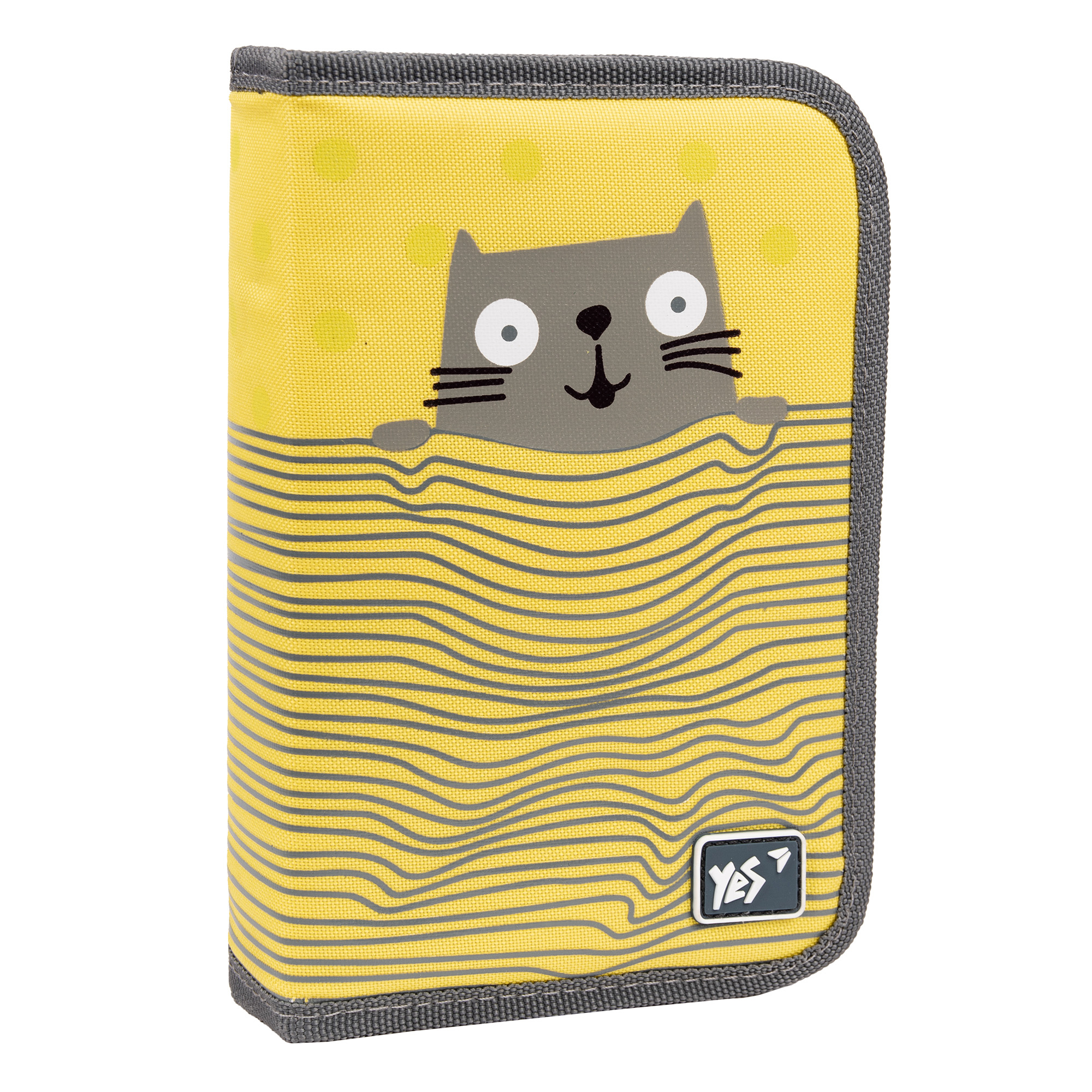 Пенал твердий YES одинарний з двома клапанами HP-04 Kitty 533424