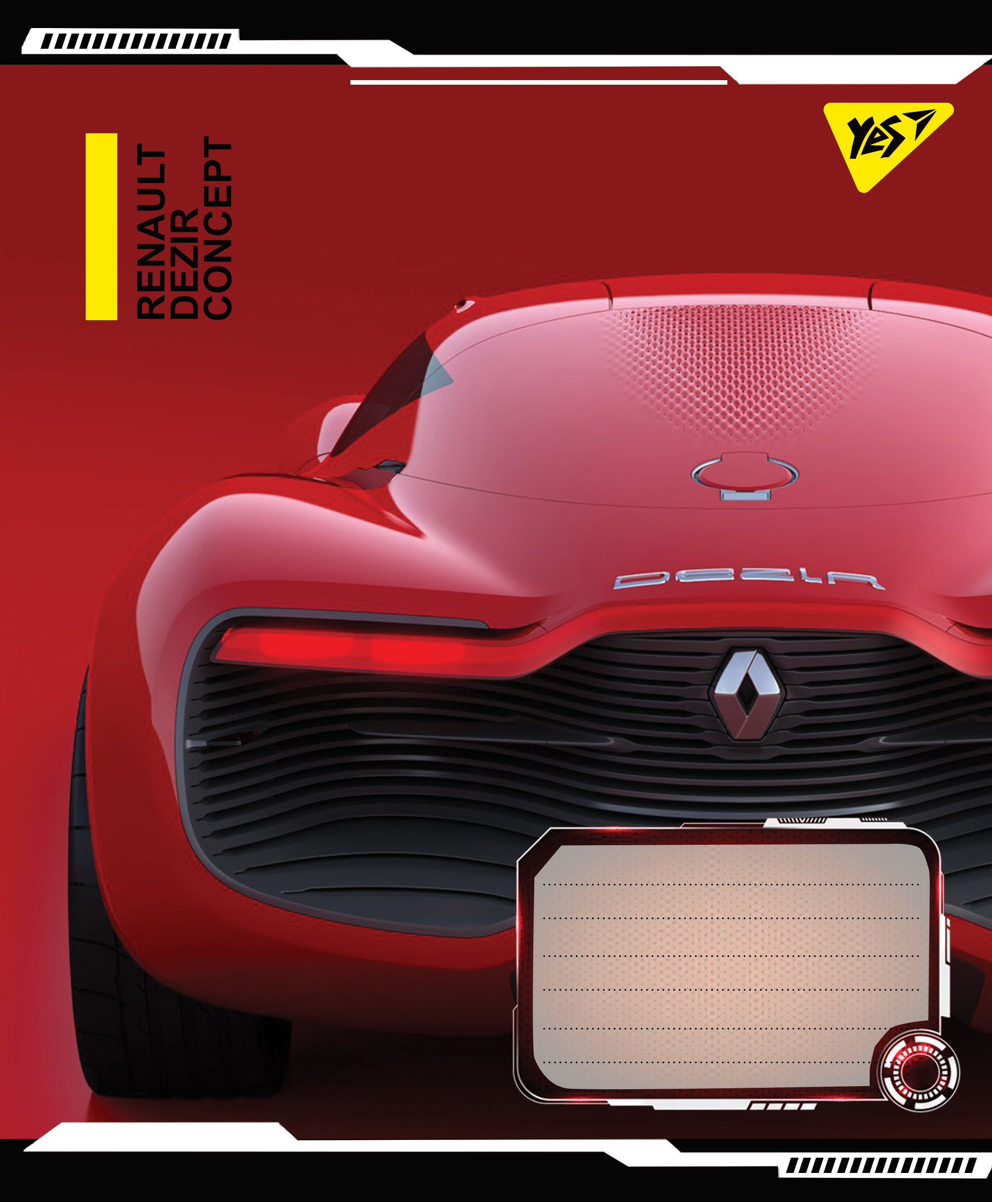 Зошит А5/18 арк кліт YES Dezir concept, 766326