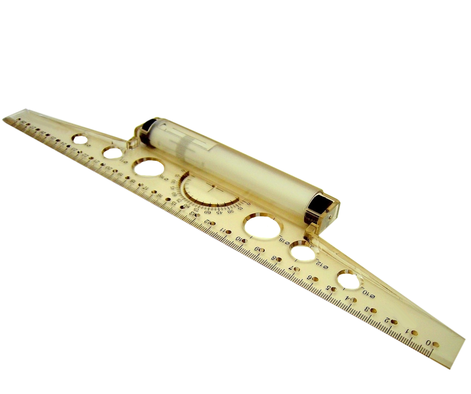 Рейсшина роликова 30 см., димчата, 04524/031K