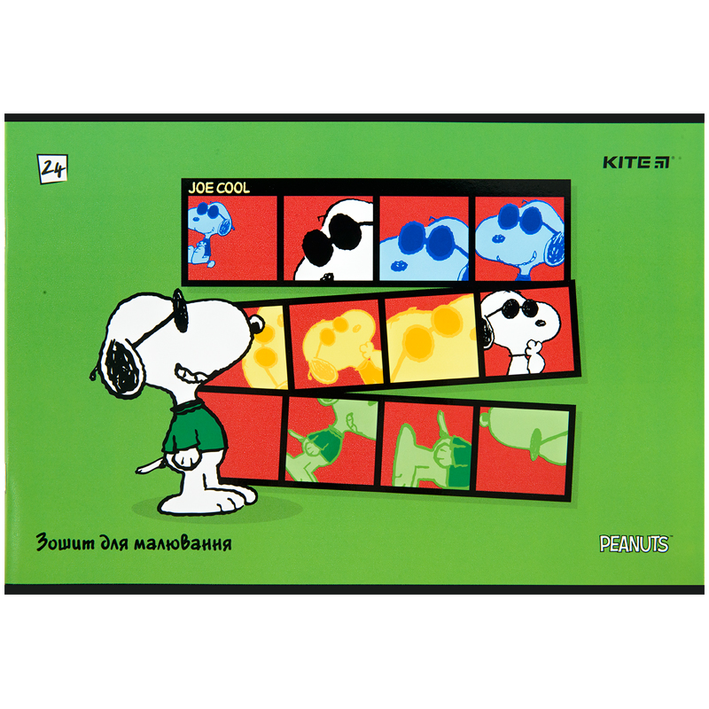 2JSB3☆SNOOPY Придбати Зошит для малювання, 24 арк., скоба, гібр. лак + УФ