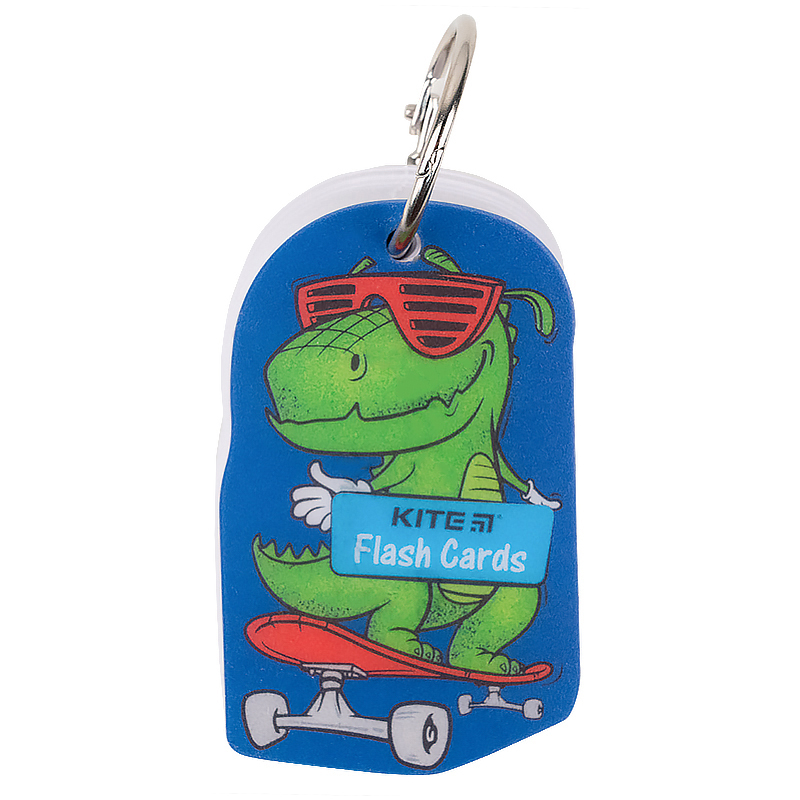 Картки для запису іноземних слів, 80 арк, Dinosaur K21-358-3 Kite