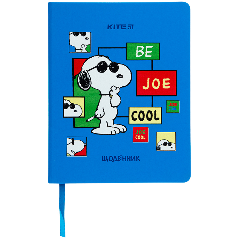 Щоденник шкільний, тверда обкл. PU, Snoopy SN22-264 Kite