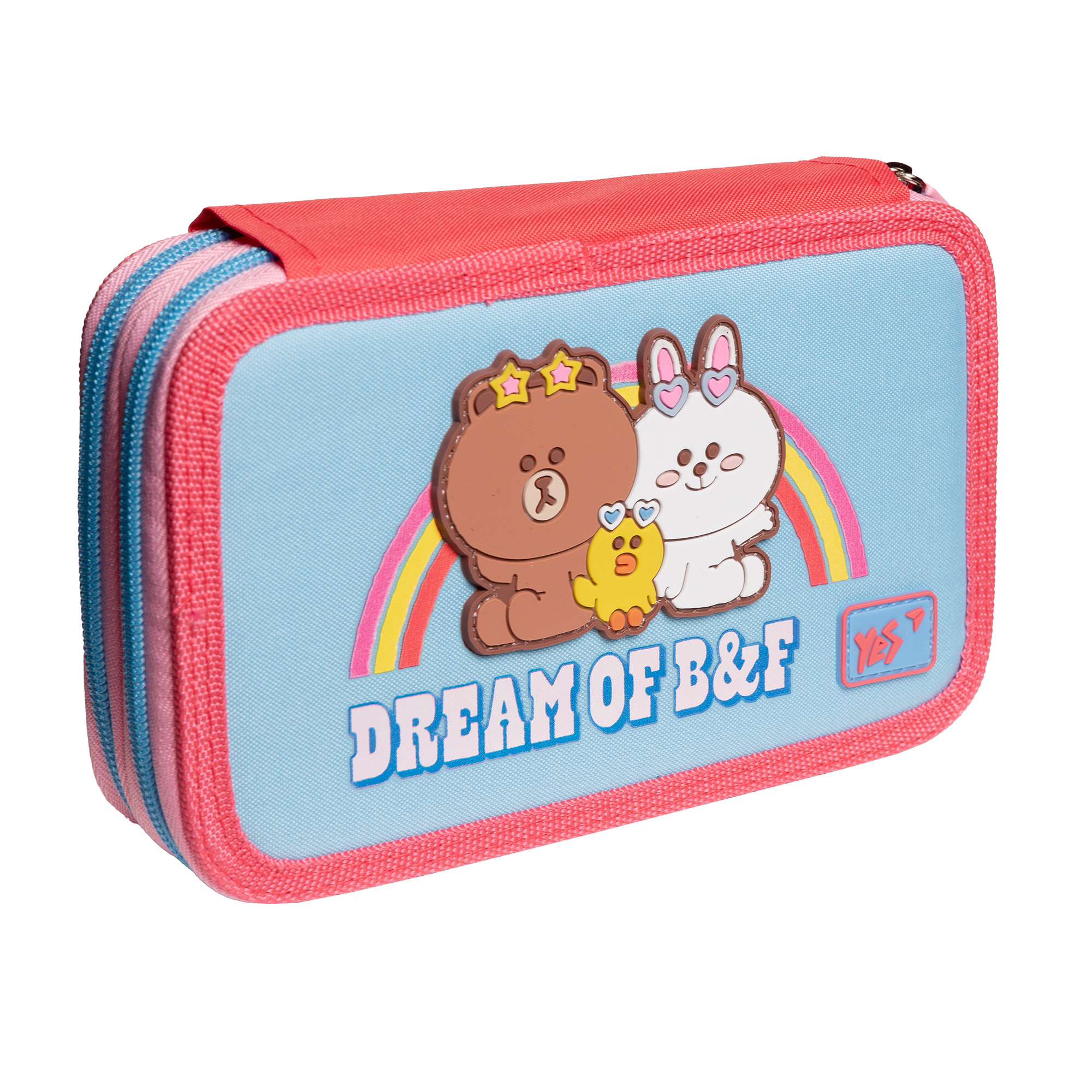 Пенал твердий YES подвійний HP-01 Line Friends 533386