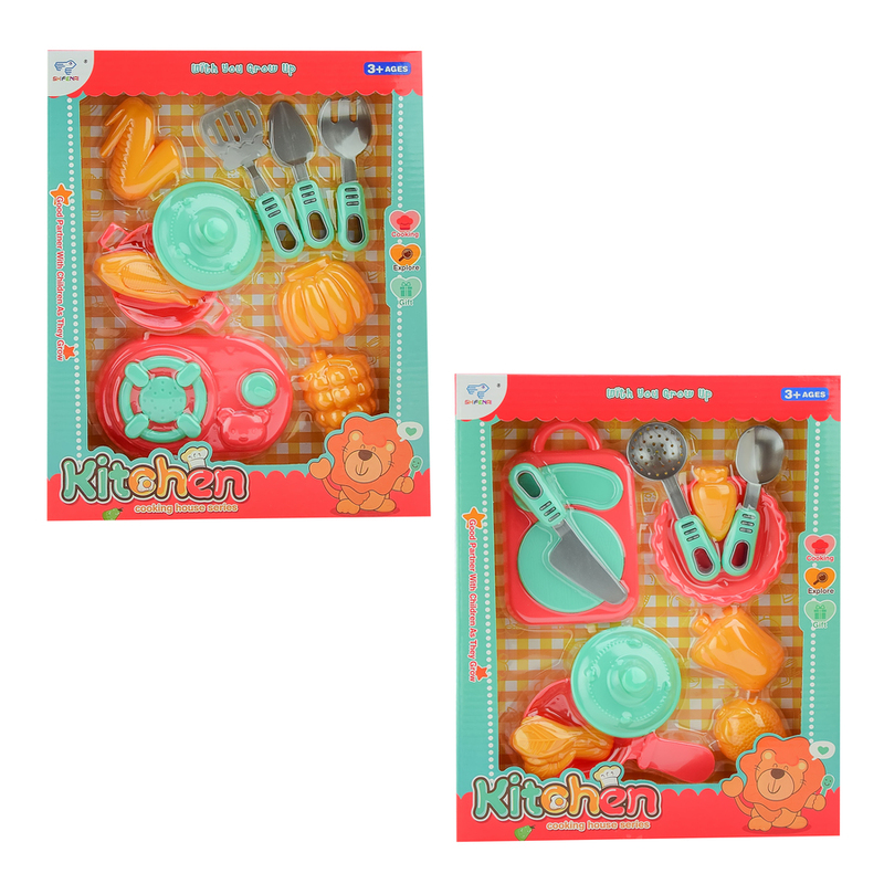 Іграшковий набір посуд арт. 3761A, 2 види, у коробці 29*23*4 см