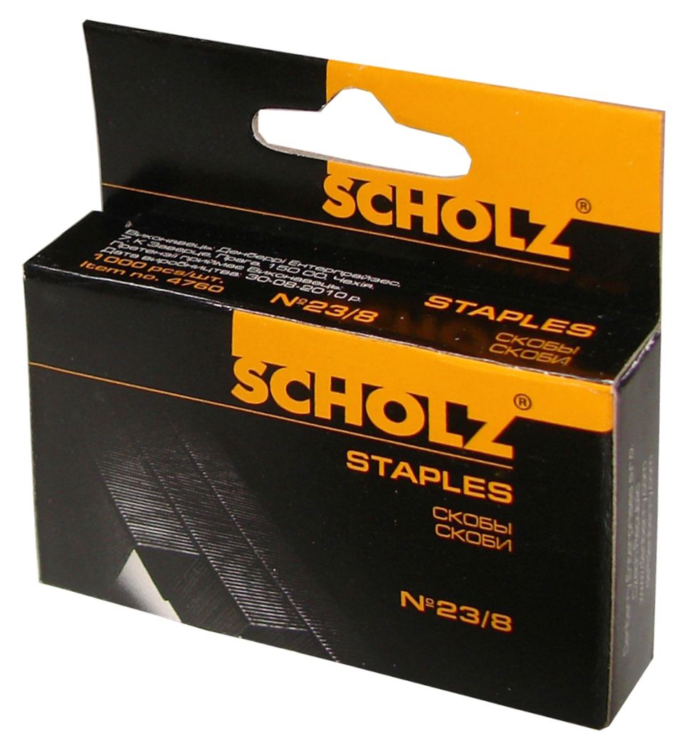Скоби 23/8, 1000 шт., 4760, Scholz