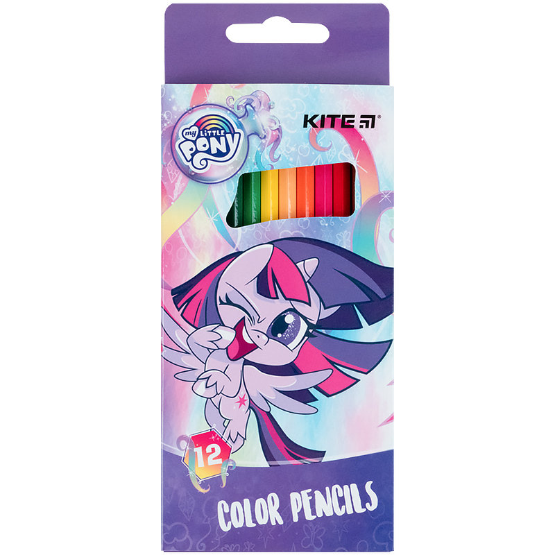 Олівці кольорові, 12 шт. My Little Pony LP21-051 Kite