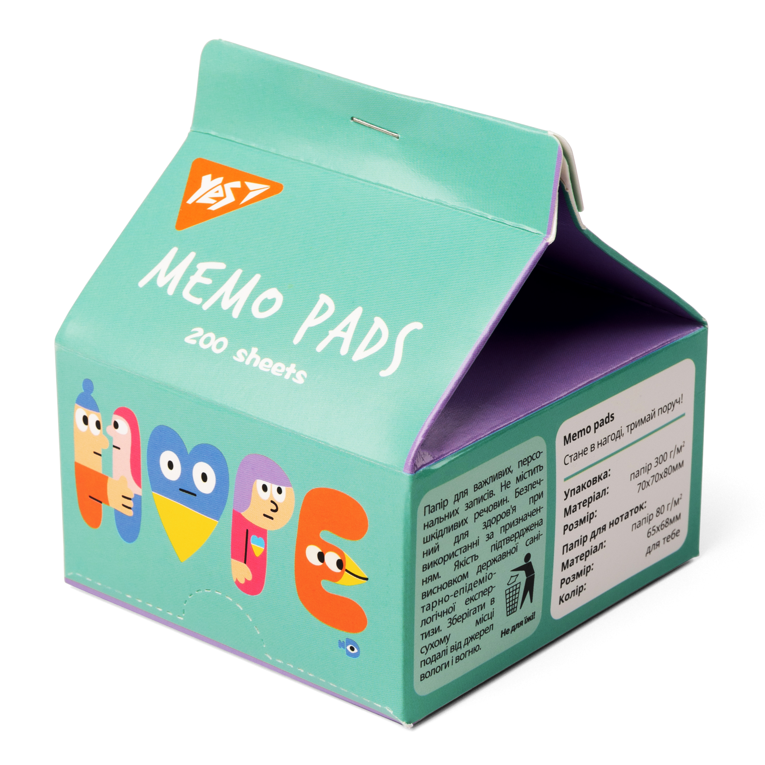 Папір для записів YES Tetra Pak 