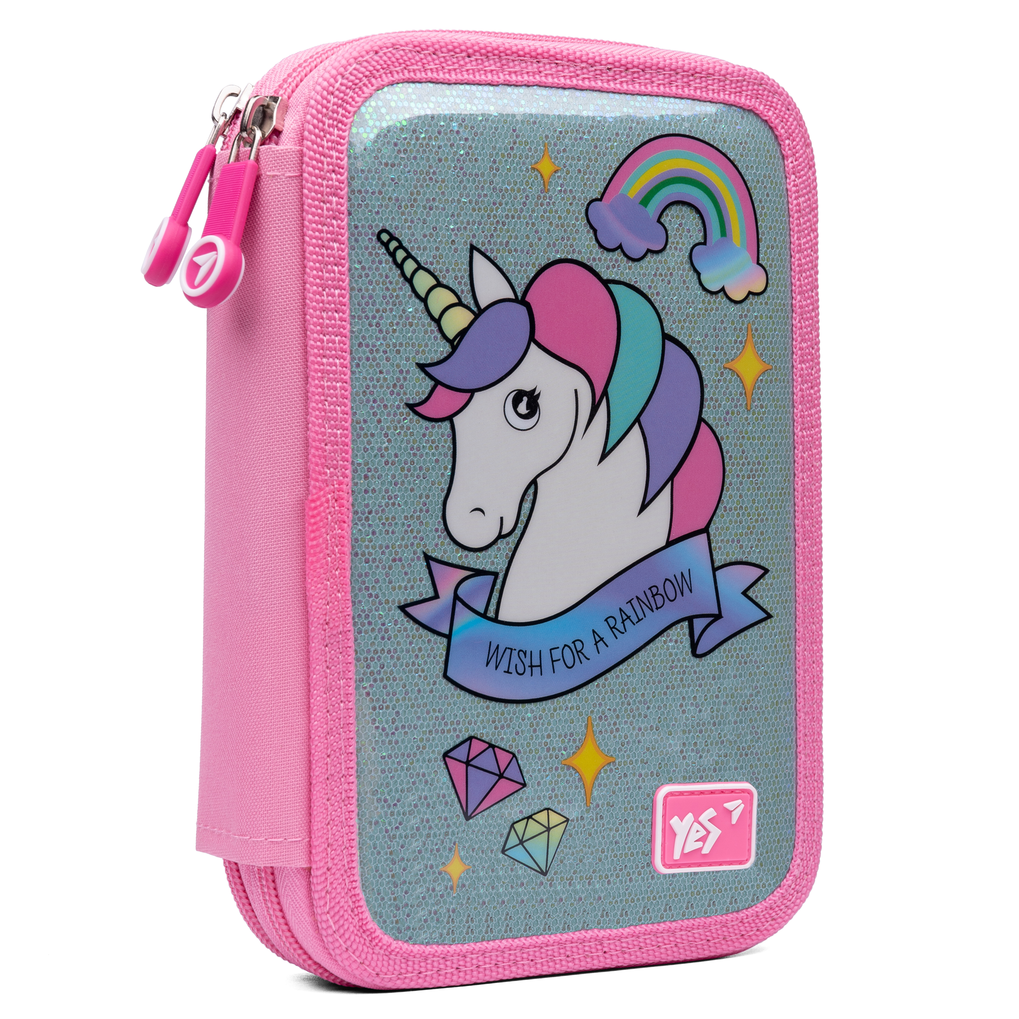 Придбати Пенал твердий YES подвійний HP-01 Unicorn 533359 за