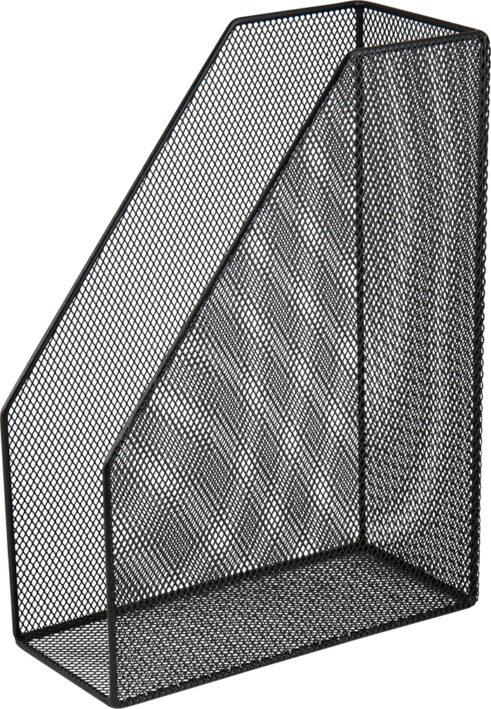 Лоток для паперів вертикальний 80x230x300мм, металевий, чорний BM.6260-01