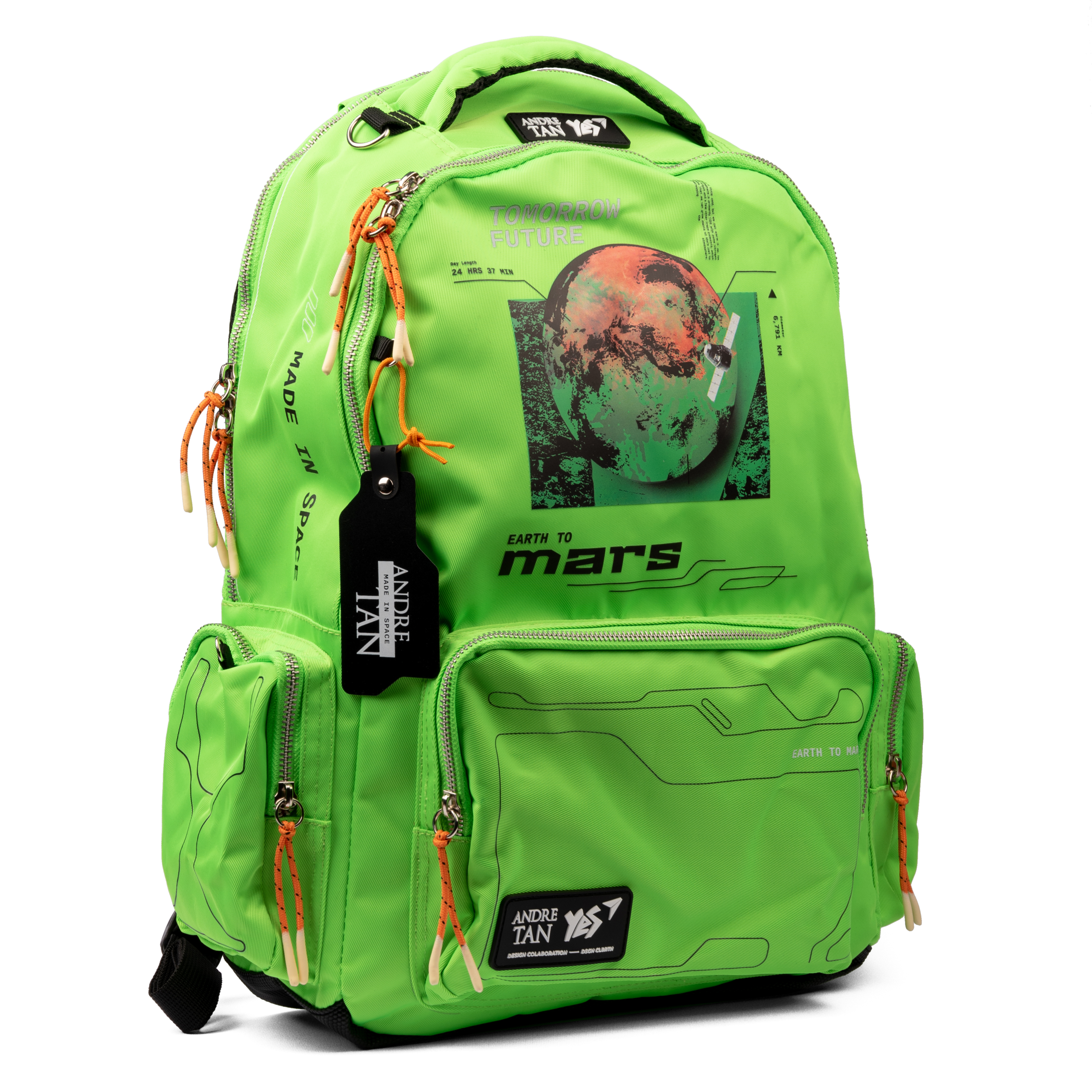 Рюкзак шкільний YES T-131 YES by Andre Tan Space green 46*31*14см., 559049