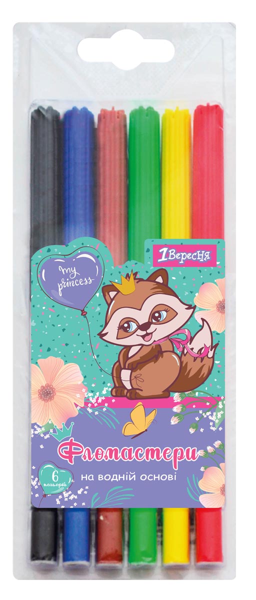 Фломастери 6 кол. 