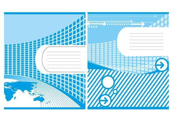 Зошит фоновий 12 арк лінія