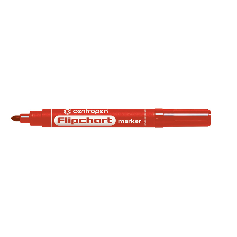 Маркер Flipchart 8550 2,5мм круглий червоний, Centropen