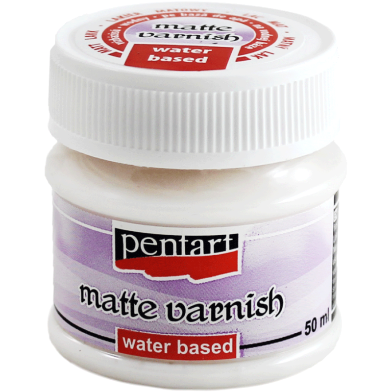 Лак матовий, на воднiй основi, Matte, 50 мл, Pentart