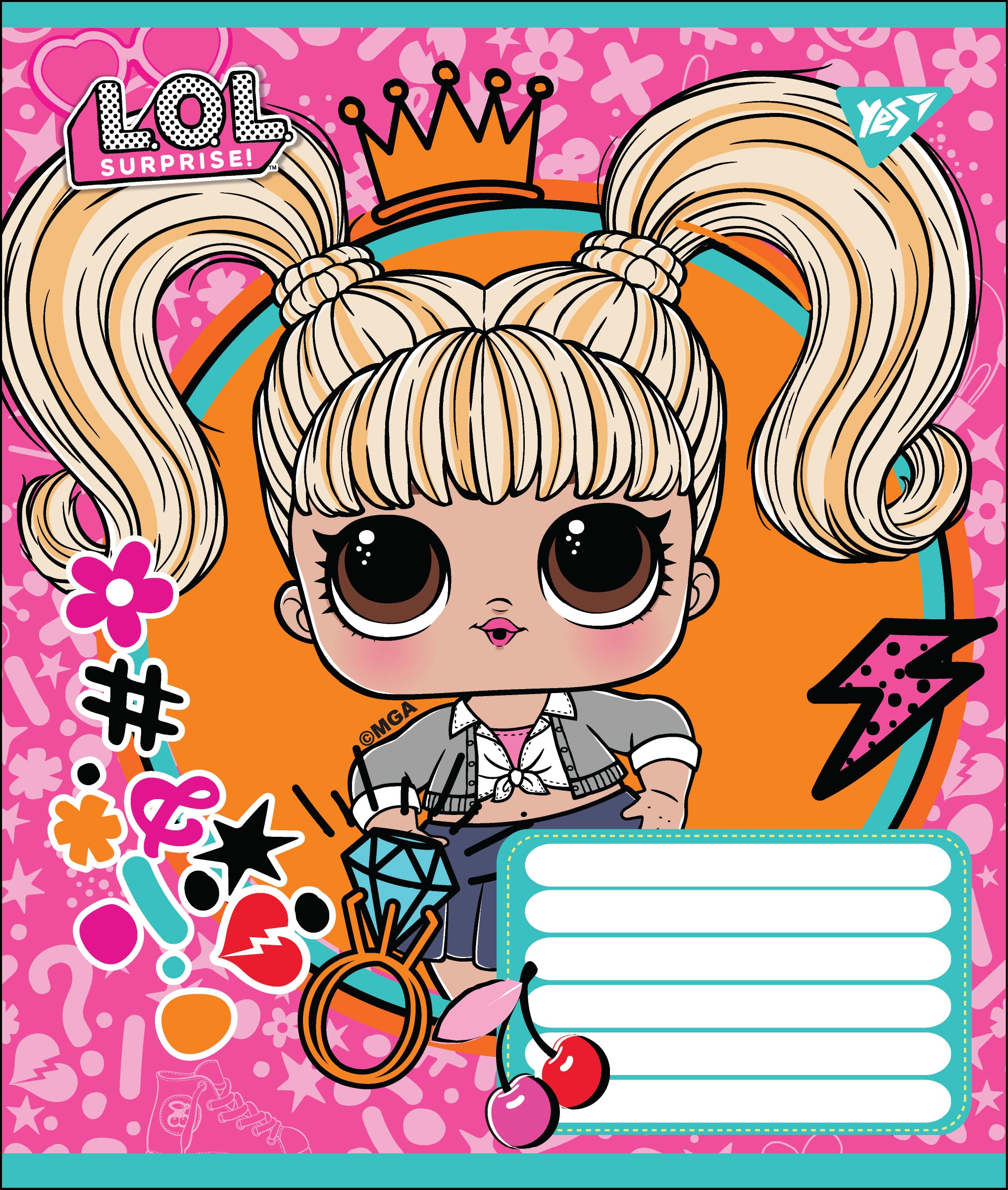 Зошит А5/12 арк лінія YES LOL BFF 764499