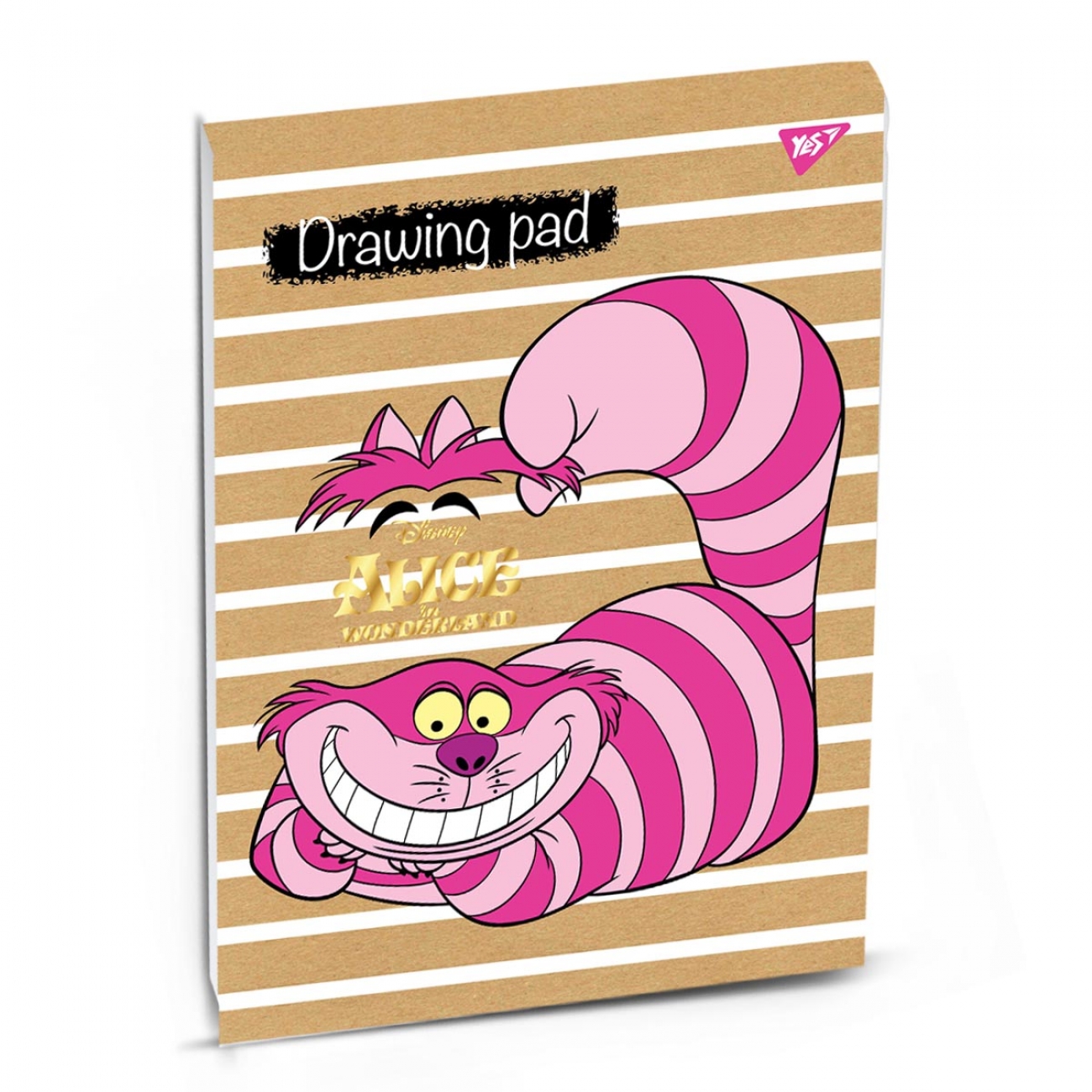 Альбом для малювання, А4 20 арк. 100г/м2, склейка білила+фол.золото 