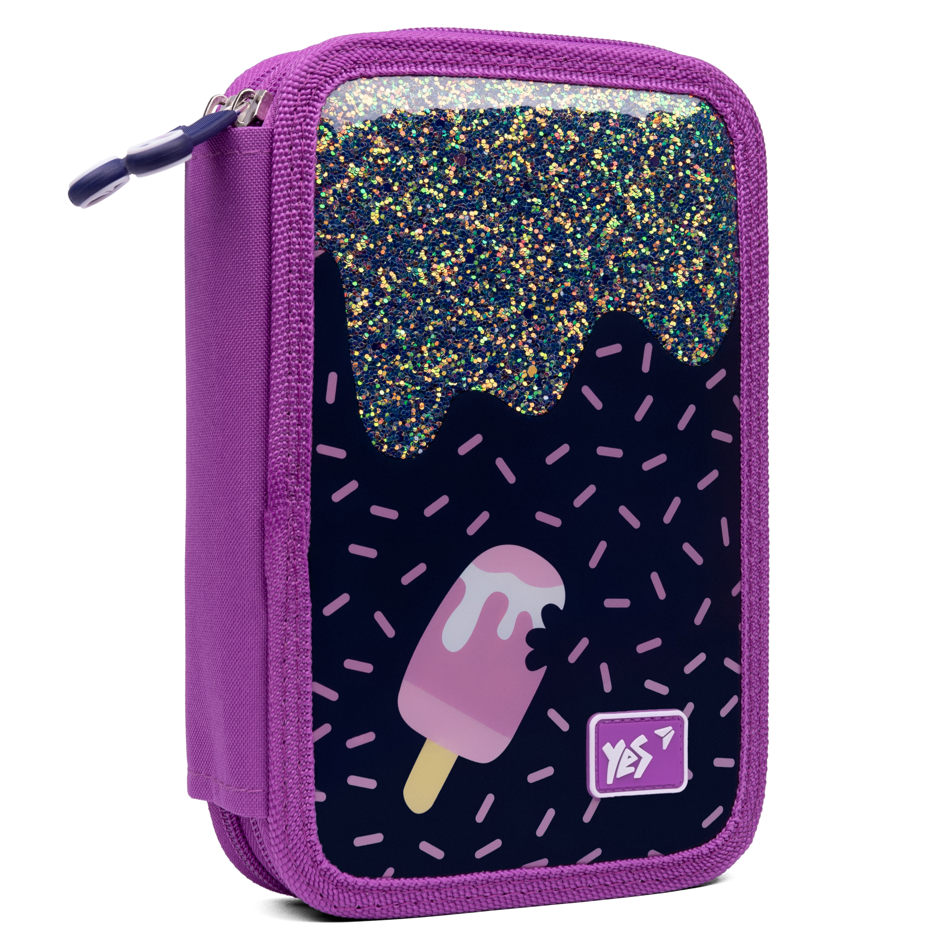 Пенал твердий YES подвійний HP-01 Sweet cream 533108